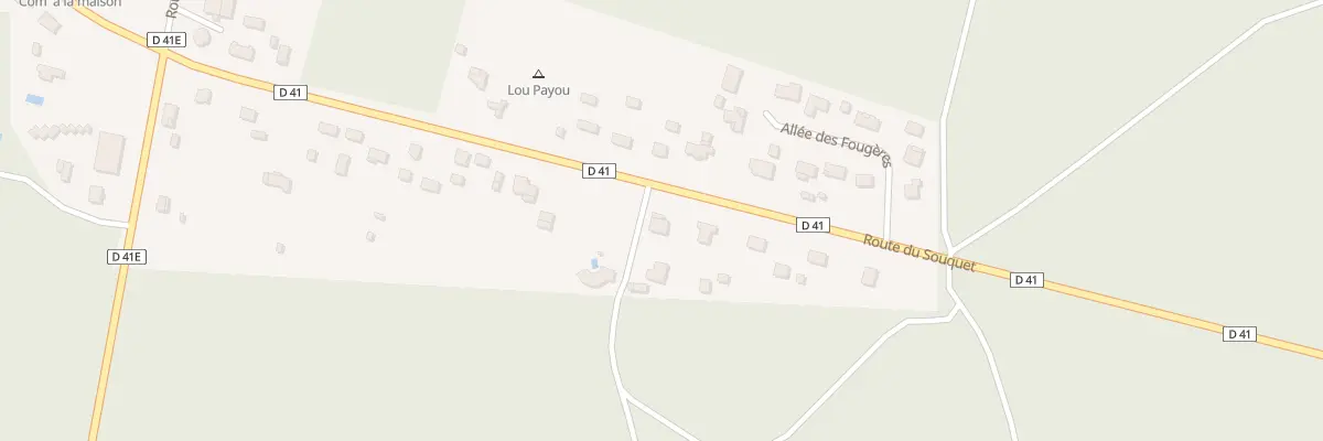 Plan du 420 Rte du Souquet à Lesperon