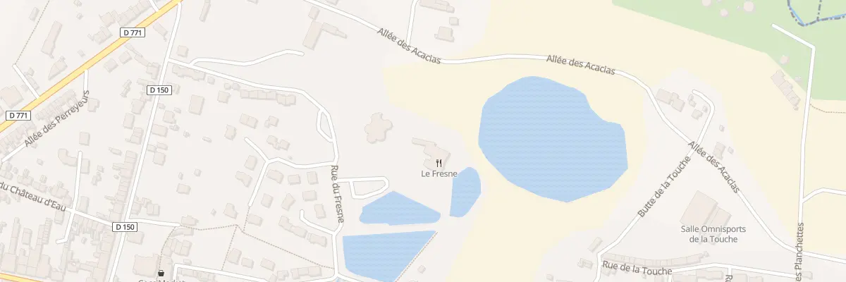 Plan du 2 Rue du Fresne à Renazé