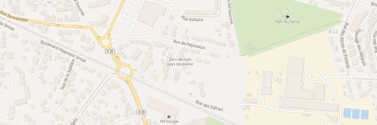 Plan du 5 Rue Guillaume Sanche à Dax