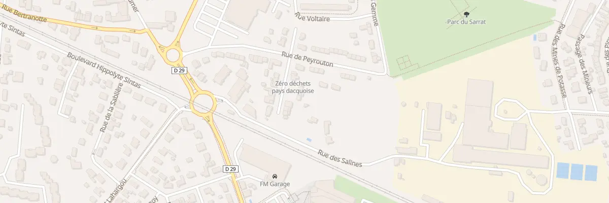 Plan du 9 Rue Guillaume Sanche à Dax