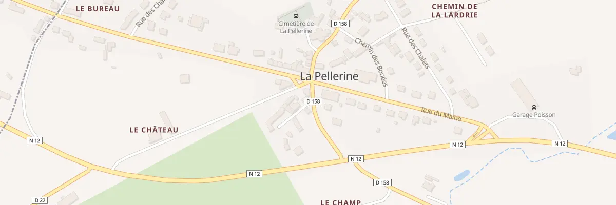 Plan du 1 Imp de la Bicherie à La Pellerine
