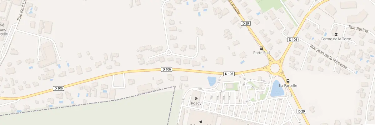 Plan du 33 Rue du Grand Parc à Dax