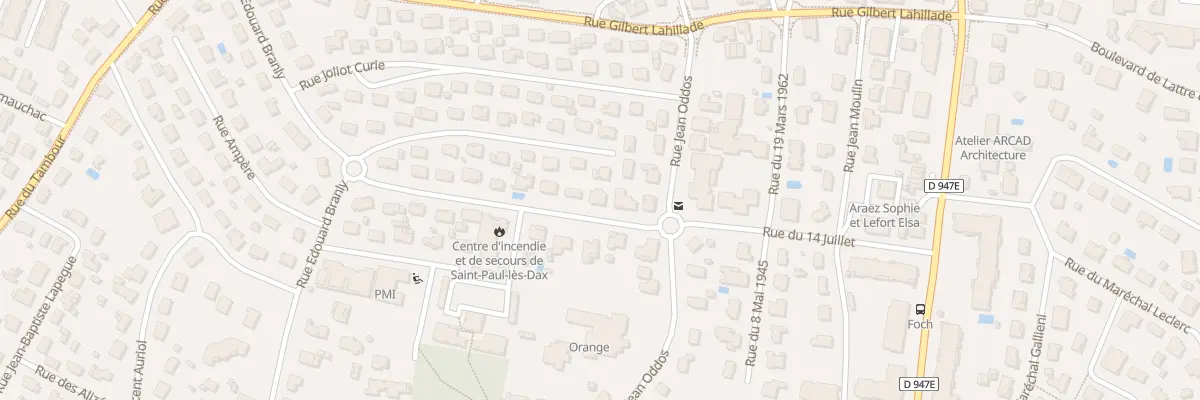 Plan du 4 Rue Pasteur à Saint-Paul-lès-Dax