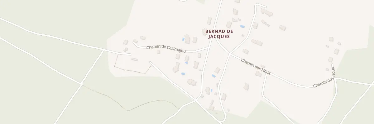 Plan du 53 Che de Casimajou à Parentis-en-Born