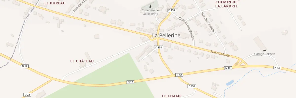 Plan du 5005 Le Bourg à La Pellerine