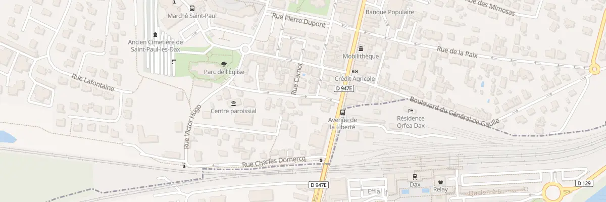 Plan du 5 Rue Gambetta à Saint-Paul-lès-Dax