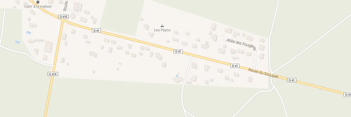 Plan du 350 Rte du Souquet à Lesperon