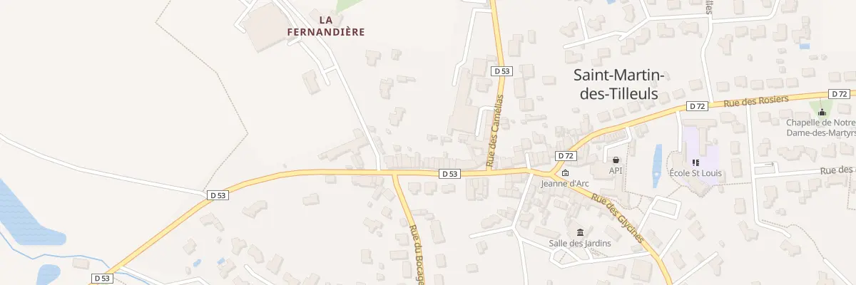 Plan du 22 Rue du calvaire à Saint-Martin-des-Tilleuls