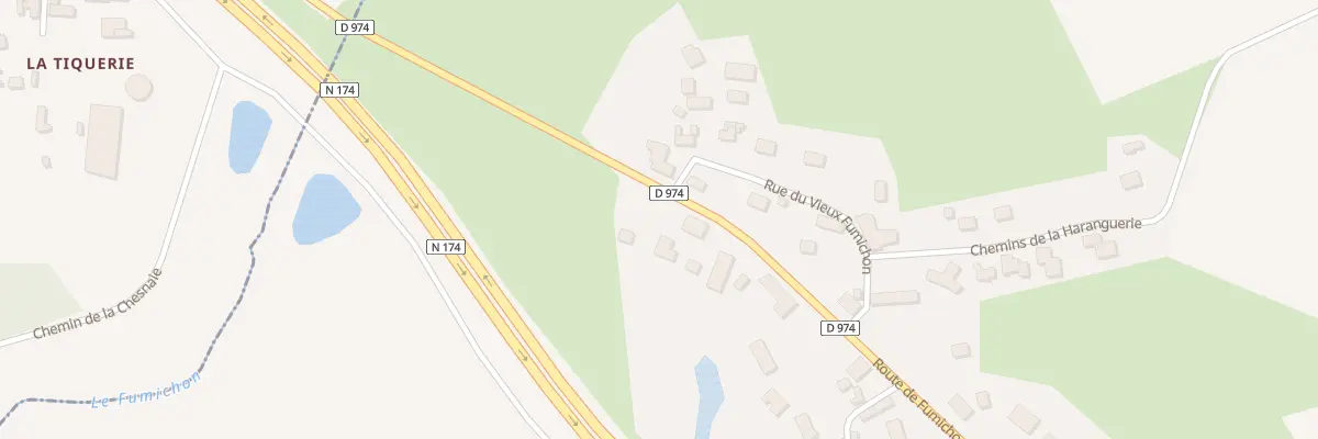 Plan du 8 Rte de Fumichon à Baudre