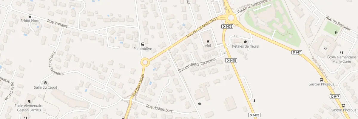 Plan du 558 Rue du Pouillon à Saint-Paul-lès-Dax