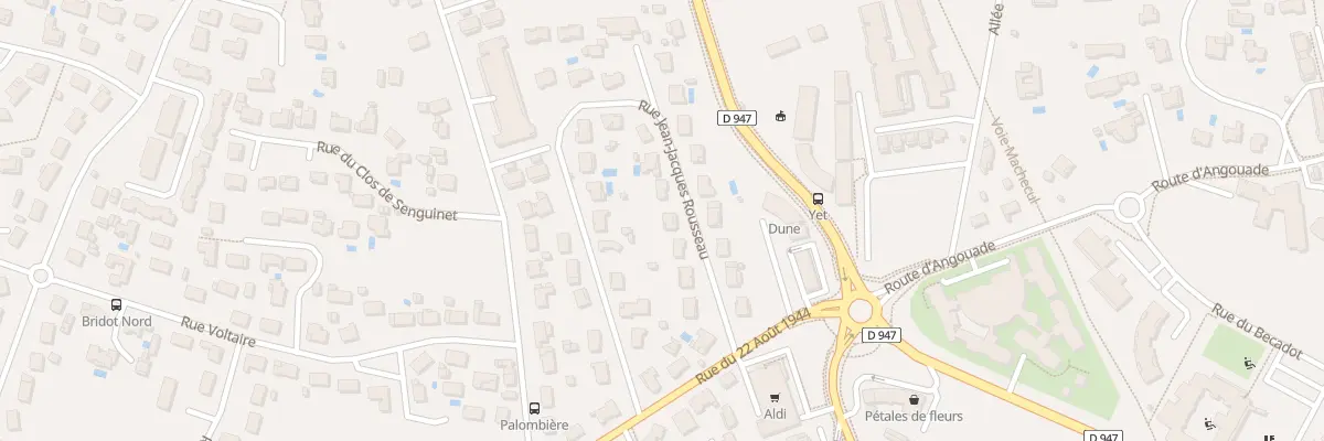 Plan du 9 Rue Jean Jacques Rousseau à Saint-Paul-lès-Dax