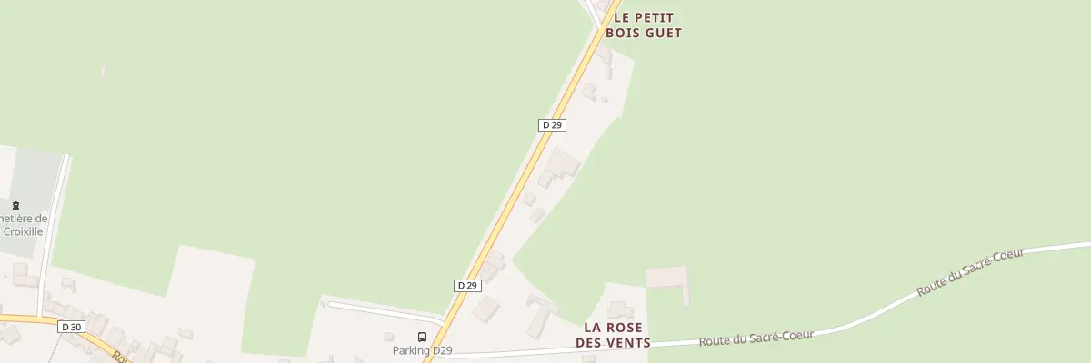 Plan du 8 Le Petit Bois Guet à La Croixille