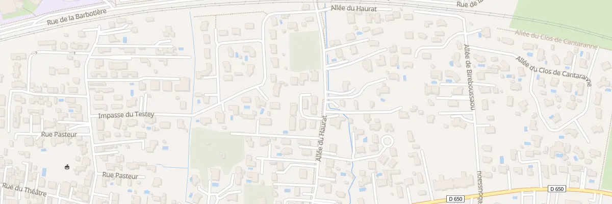 Plan du 14B All de Haurat à Gujan-Mestras