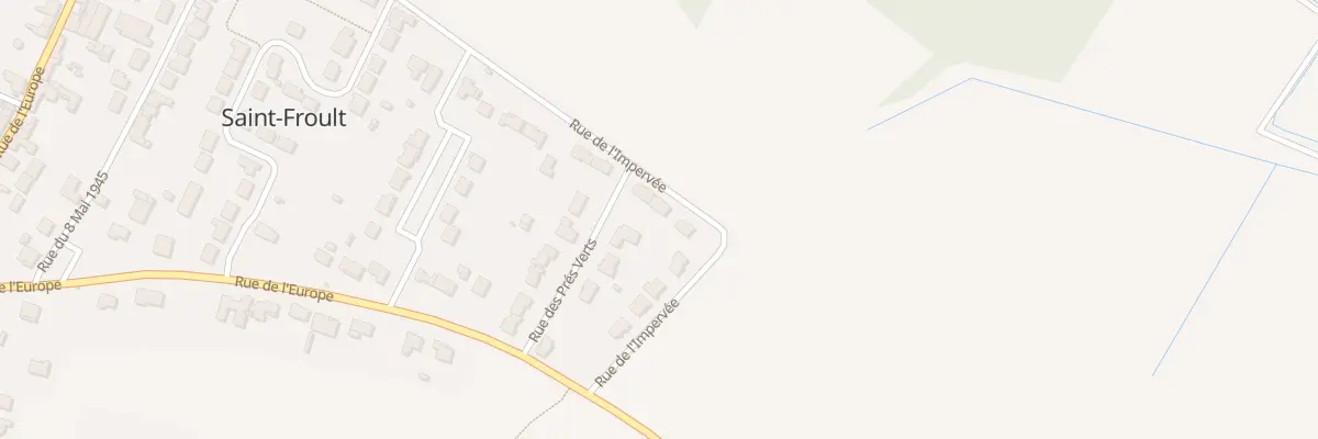 Plan du 34 Rue de l’Impervée à Saint-Froult