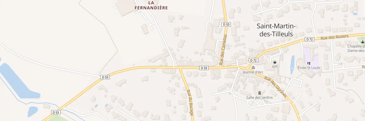 Plan du 28 Rue du calvaire à Saint-Martin-des-Tilleuls