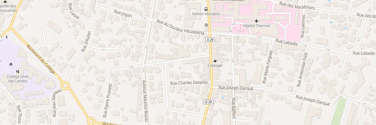 Plan du 19 Rue du Pribat à Dax