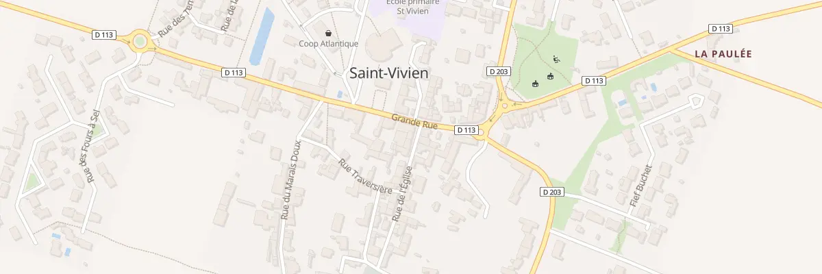 Plan du 4 Rue de l’Eglise à Saint-Vivien