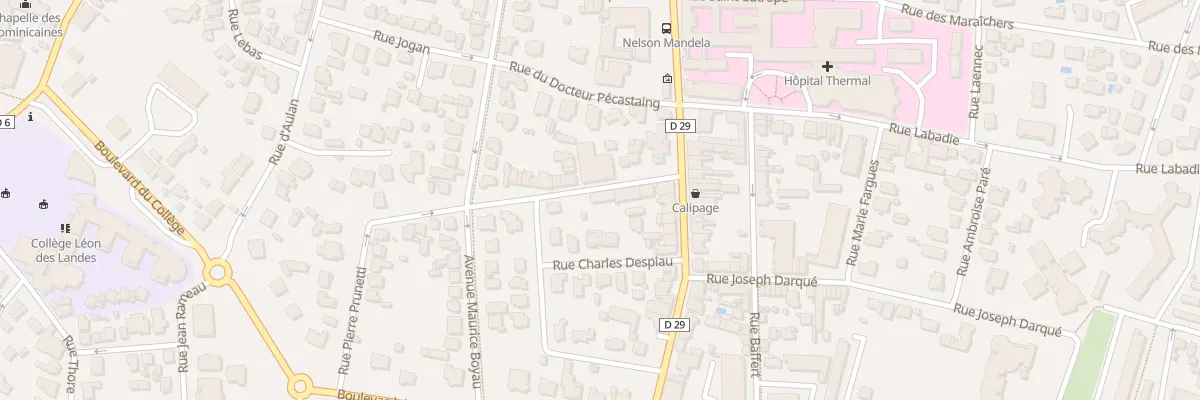 Plan du 23 Rue du Pribat à Dax