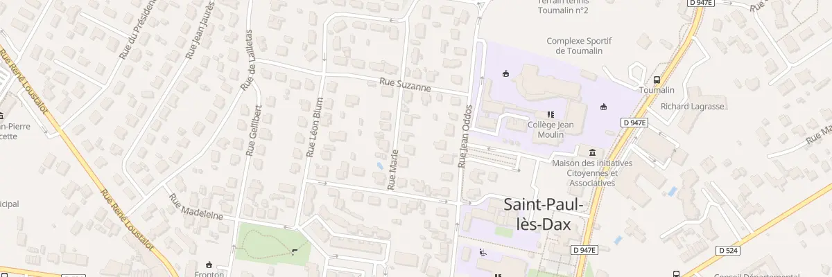 Plan du 4 Rue Marie à Saint-Paul-lès-Dax