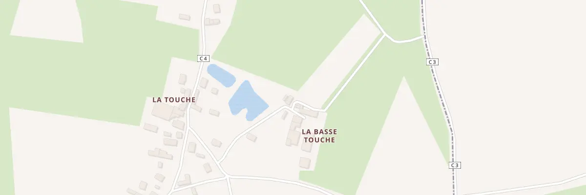 Plan du 5003 La Basse Touche à Bréal-sous-Vitré