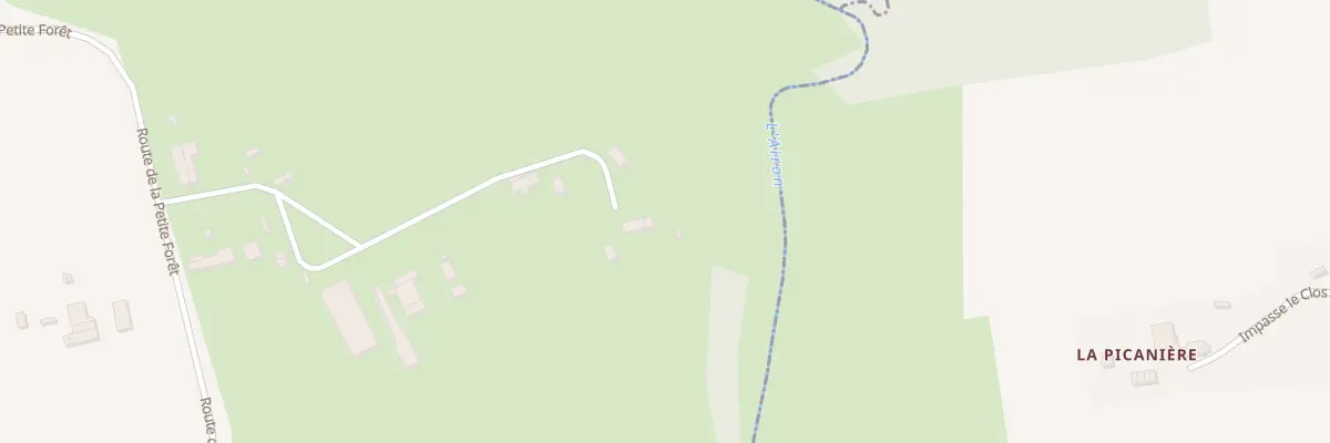 Plan du 1083 Rte de la Petite Forêt aux Loges-Marchis