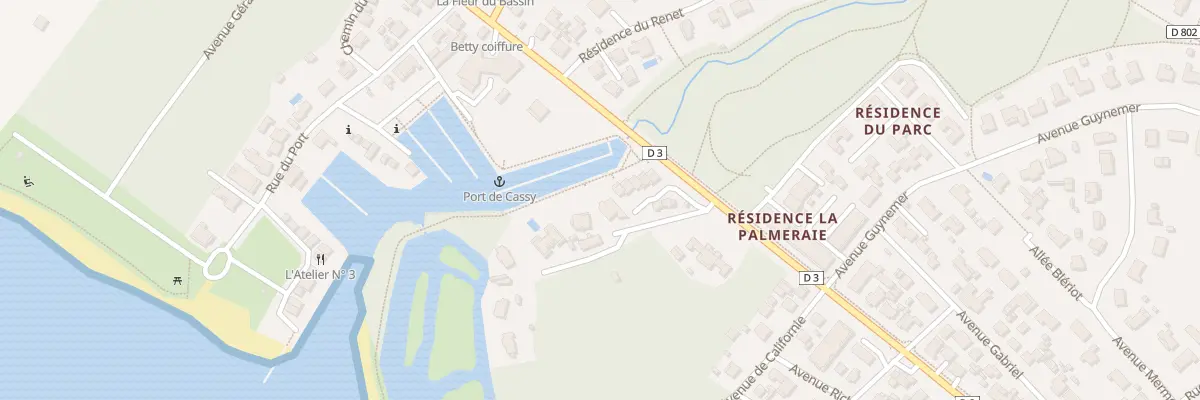 Plan du 27G Av de la République à Lanton