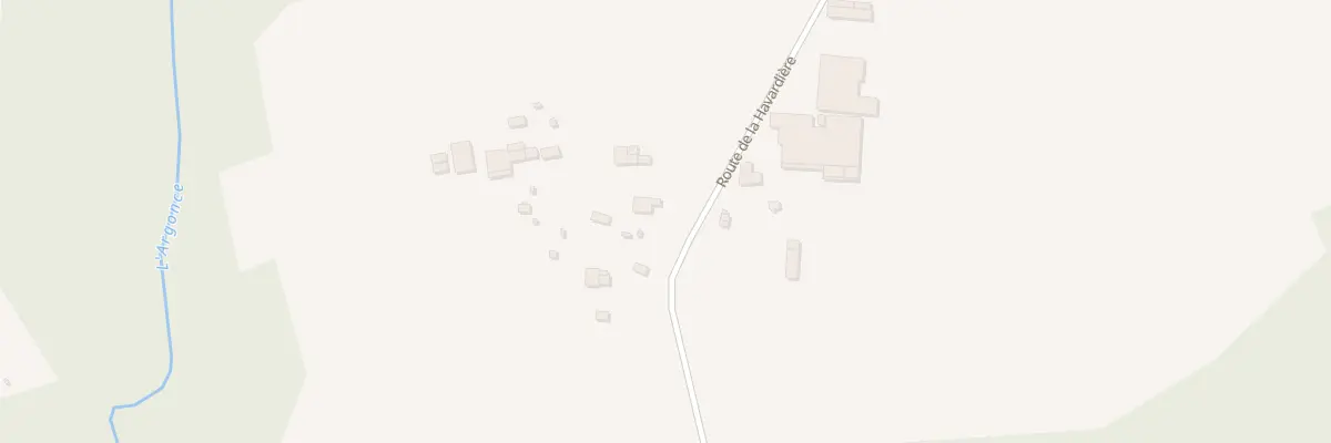 Plan du 5093 La Havardiere Mesnil-Rainf à Juvigny les Vallées