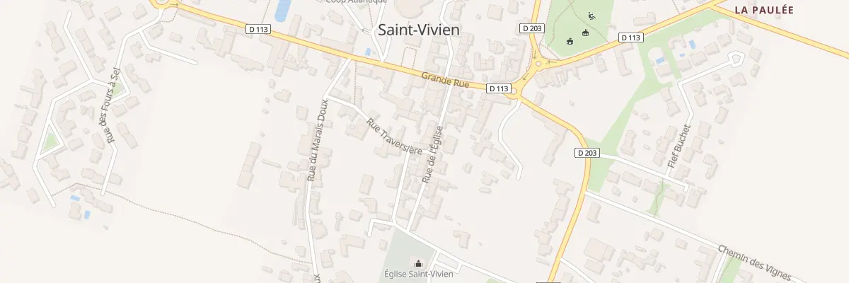 Plan du 18 Rue de l’Eglise à Saint-Vivien