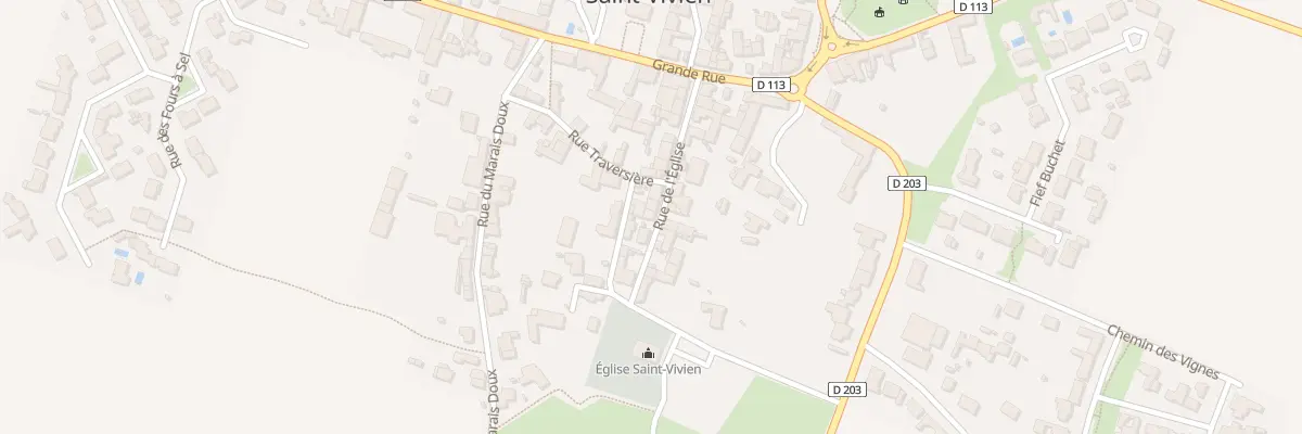 Plan du 22 Rue de l’Eglise à Saint-Vivien