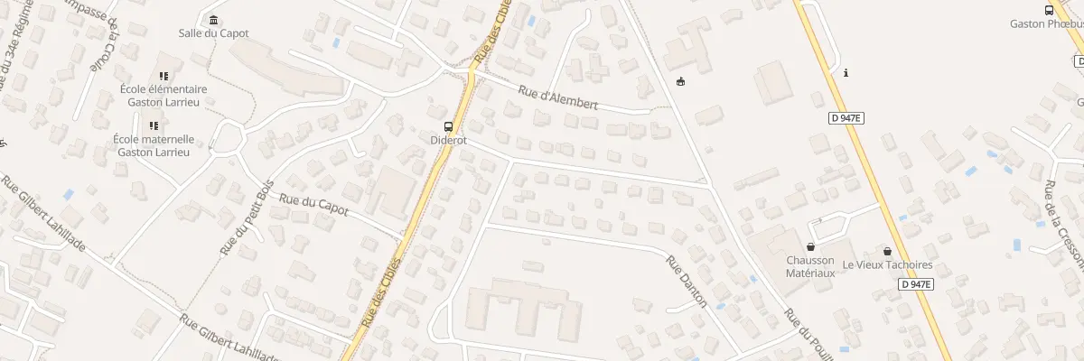 Plan du 6 Rue Diderot à Saint-Paul-lès-Dax