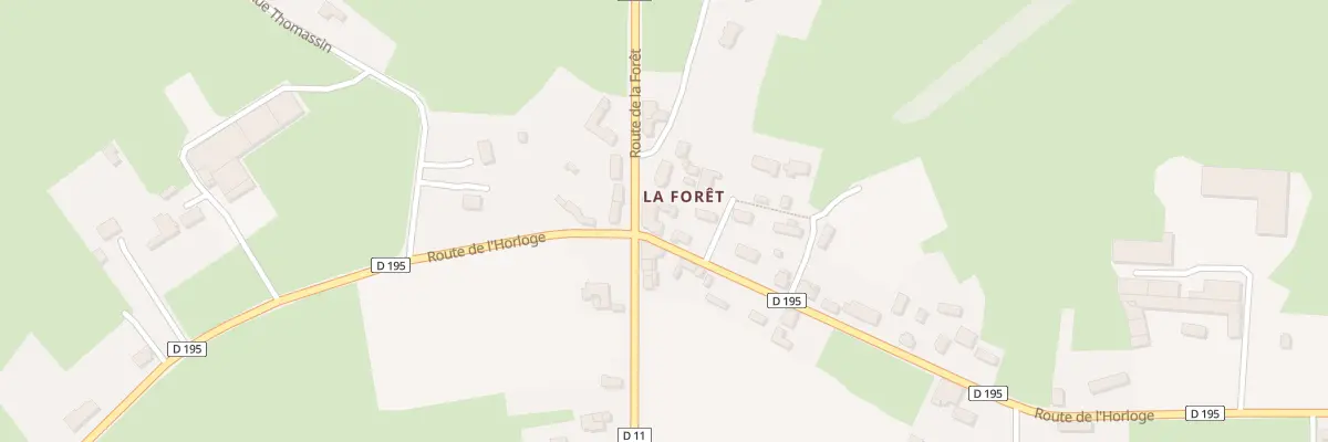 Plan du 109 Rte de la Forêt à Isigny-sur-Mer