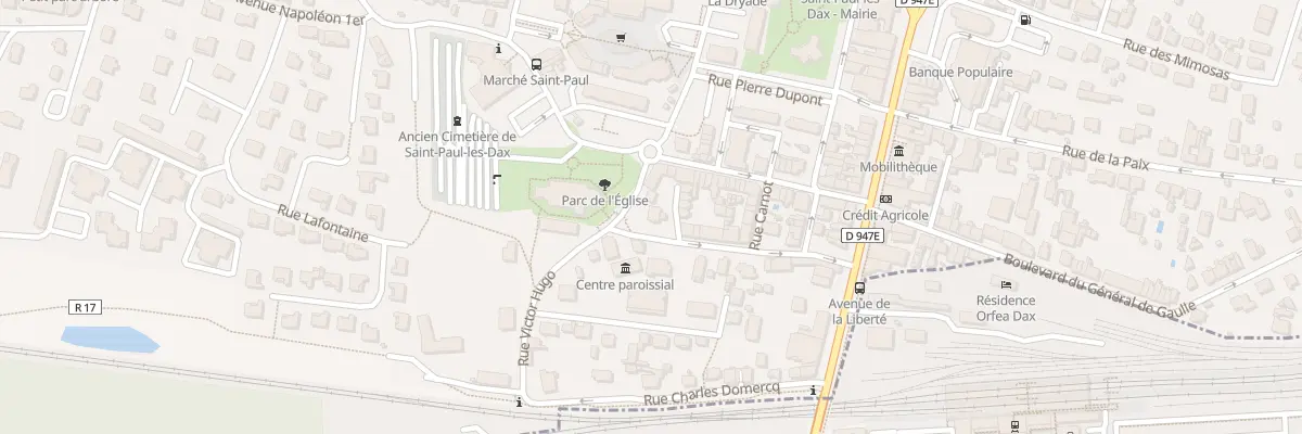 Plan du 32 Rue Gambetta à Saint-Paul-lès-Dax