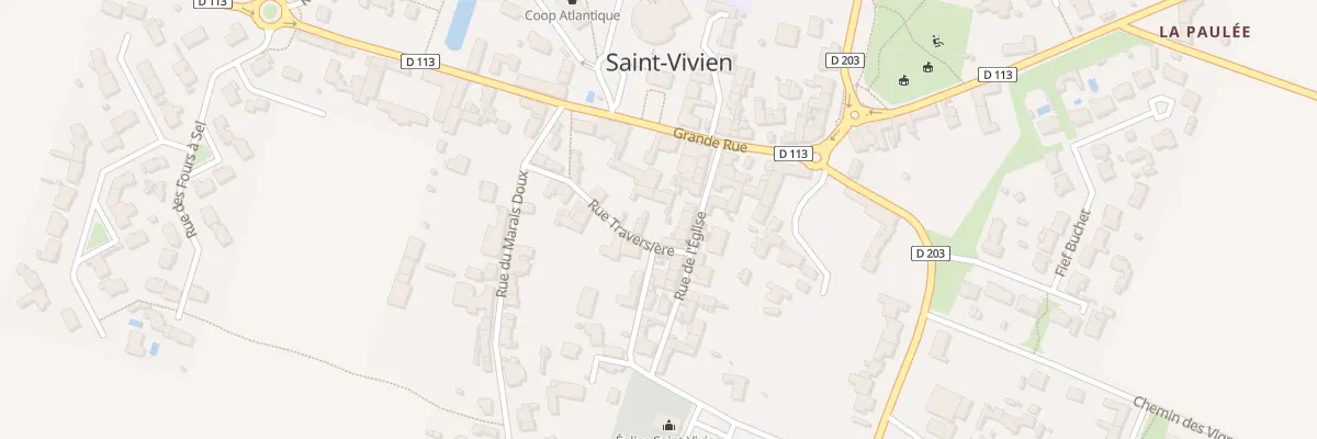 Plan du 4 Rue Traversière à Saint-Vivien