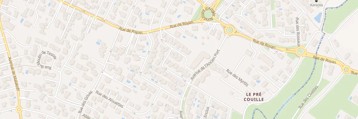 Plan du 13 Rue du Tarier des Pres à Vaux-sur-Mer