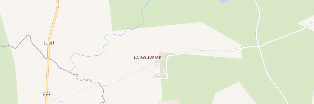 Plan du 3 La Bouverie à La Croixille