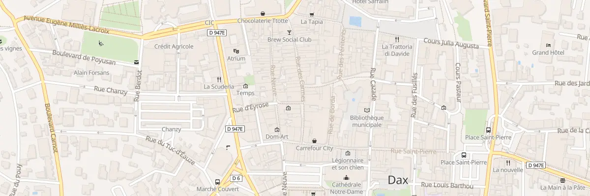 Plan du 7 Rue d’Eyrose à Dax