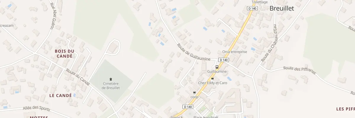 Plan du 5 Rte de Guillaumine à Breuillet