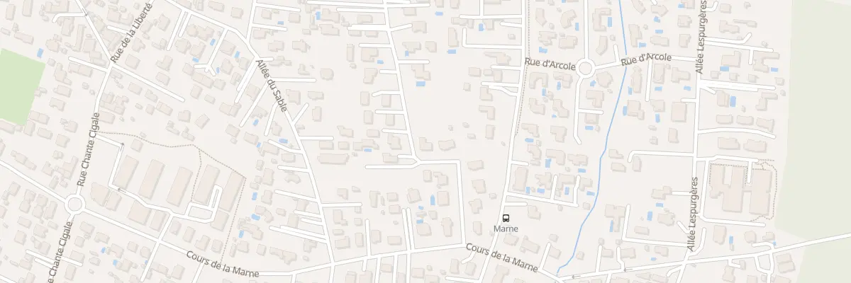 Plan du 45 All des Grives à Gujan-Mestras