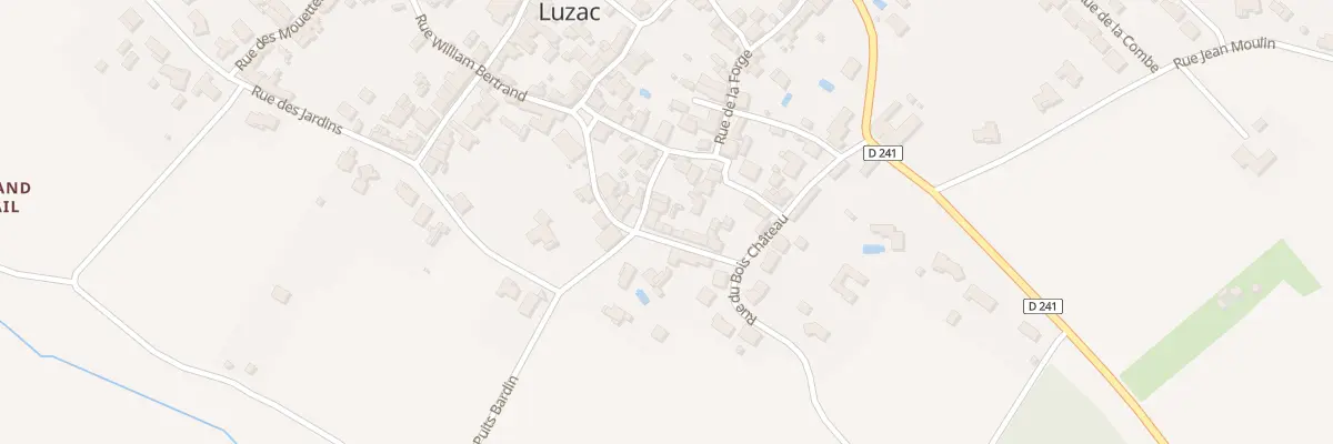Plan du 5 Rue du Puits Bardin à Saint-Just-Luzac