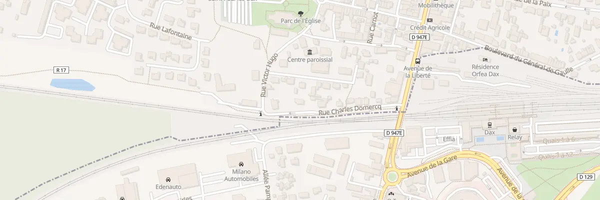 Plan du 18 Rue Charles Domercq à Saint-Paul-lès-Dax