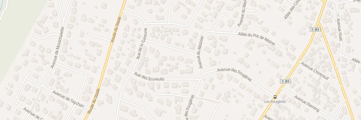 Plan du 4 Rue des Noisetiers à Lanton