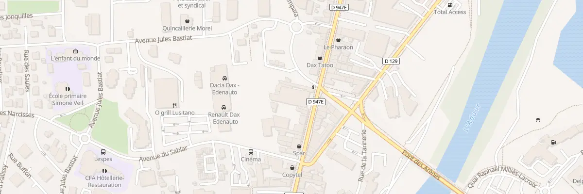 Plan du 49 Av Saint-vincent-de-paul à Dax