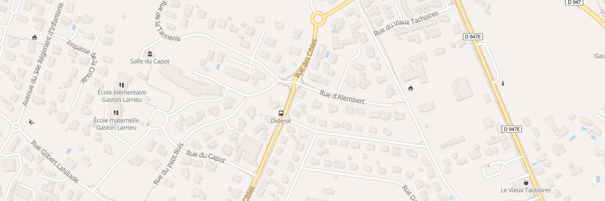 Plan du 9047 Rue des Cibles à Saint-Paul-lès-Dax