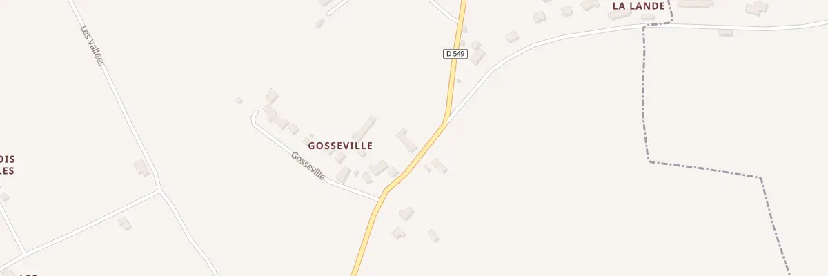 Plan du 13 Rte de Gosseville à Sainte-Suzanne-sur-Vire