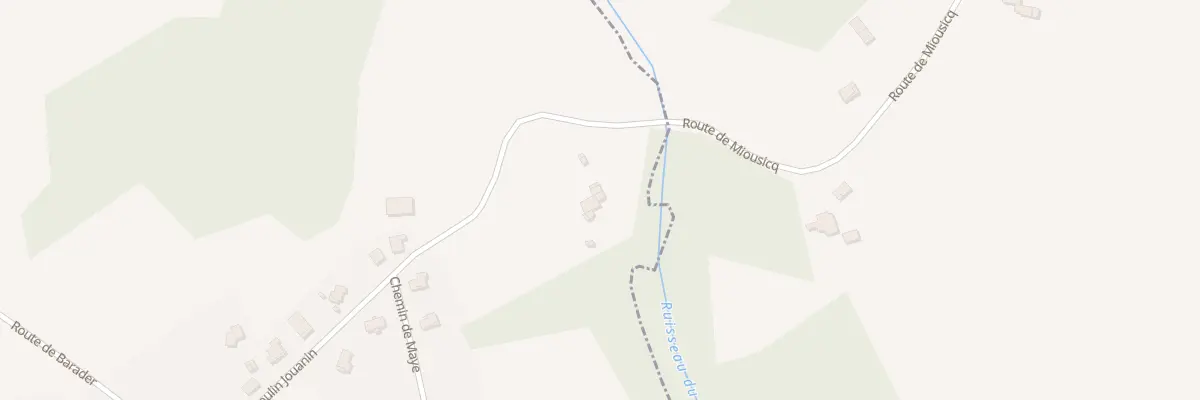 Plan du 1340 Rte Moulin Jouanin à Cagnotte