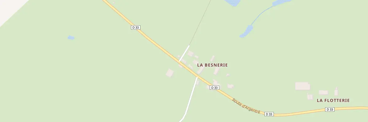 Plan du 12 La Besnerie au Pertre