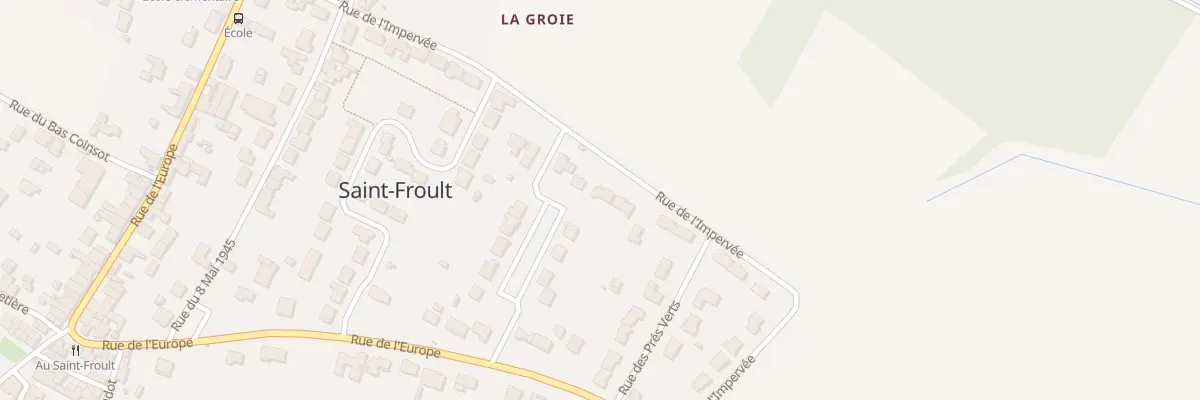 Plan du 11 Rue de la Groie à Saint-Froult