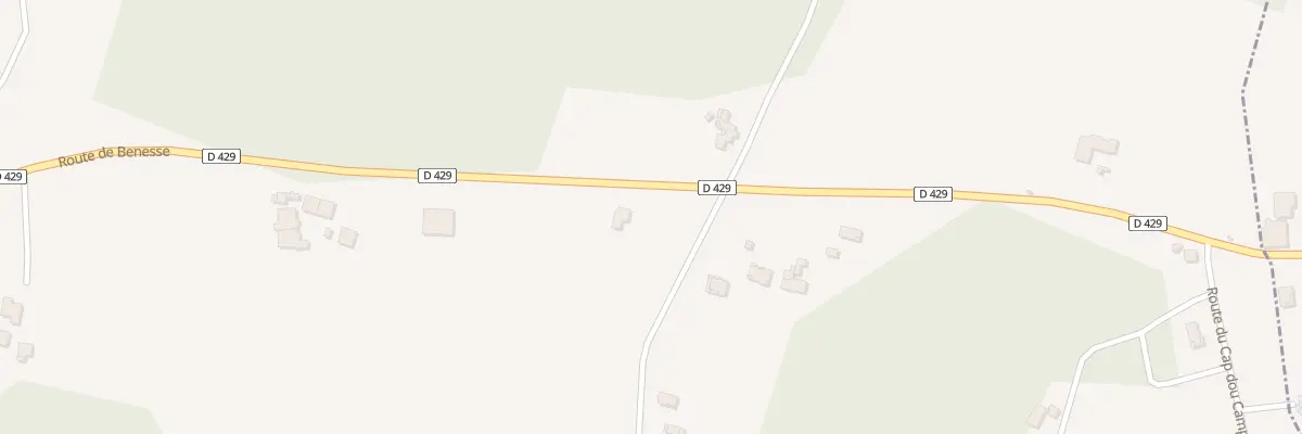 Plan du 2390 Rte de Bénesse à Heugas