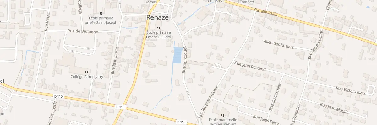 Plan du 13B Rue du Roquet à Renazé