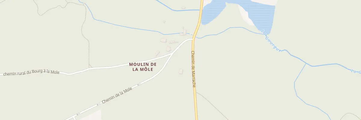 Plan du 846 Che de la Mole à Sanguinet